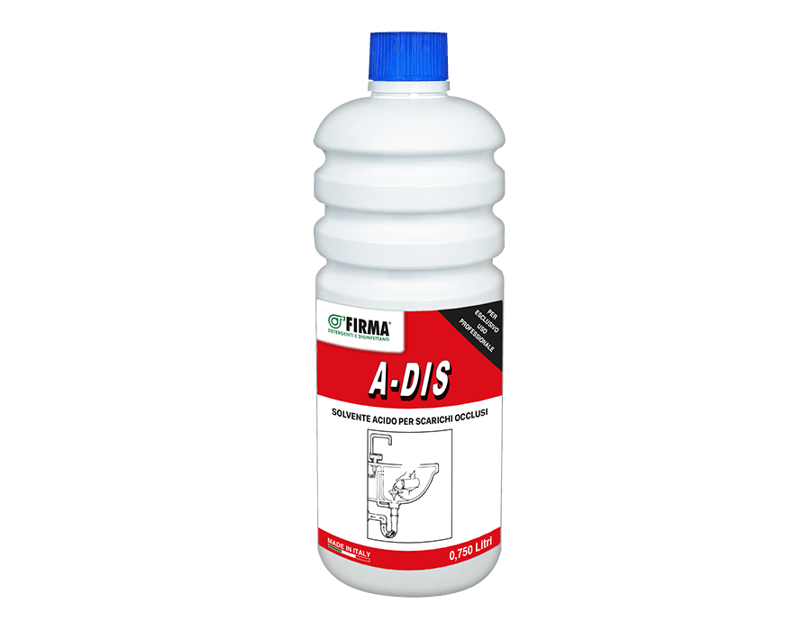 A Dis disgorgante liquido per tubi oclcusi